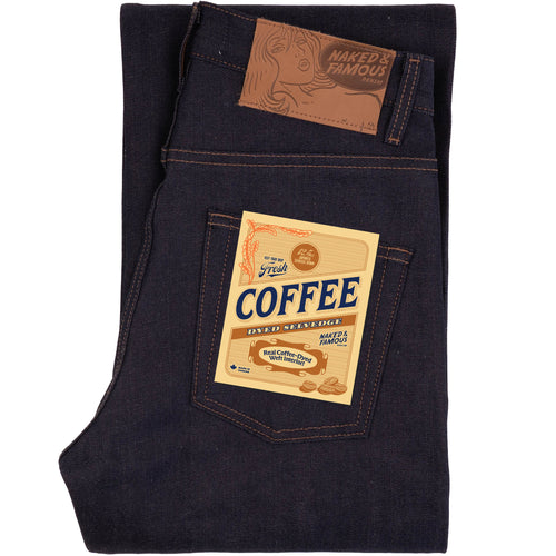 Strong Guy - Coffee Dye Selvedge - Indigo by Naked & Famous Denim