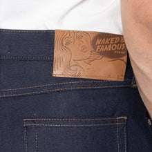 Load image into Gallery viewer, True  Guy - Coffee Dye Selvedge - Indigo by Naked &amp; Famous Denim
