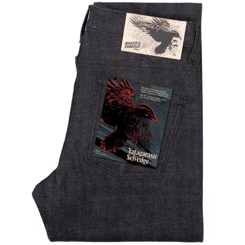 Super Guy - Yatagarasu Selvedge - Black by Naked & Famous Denim