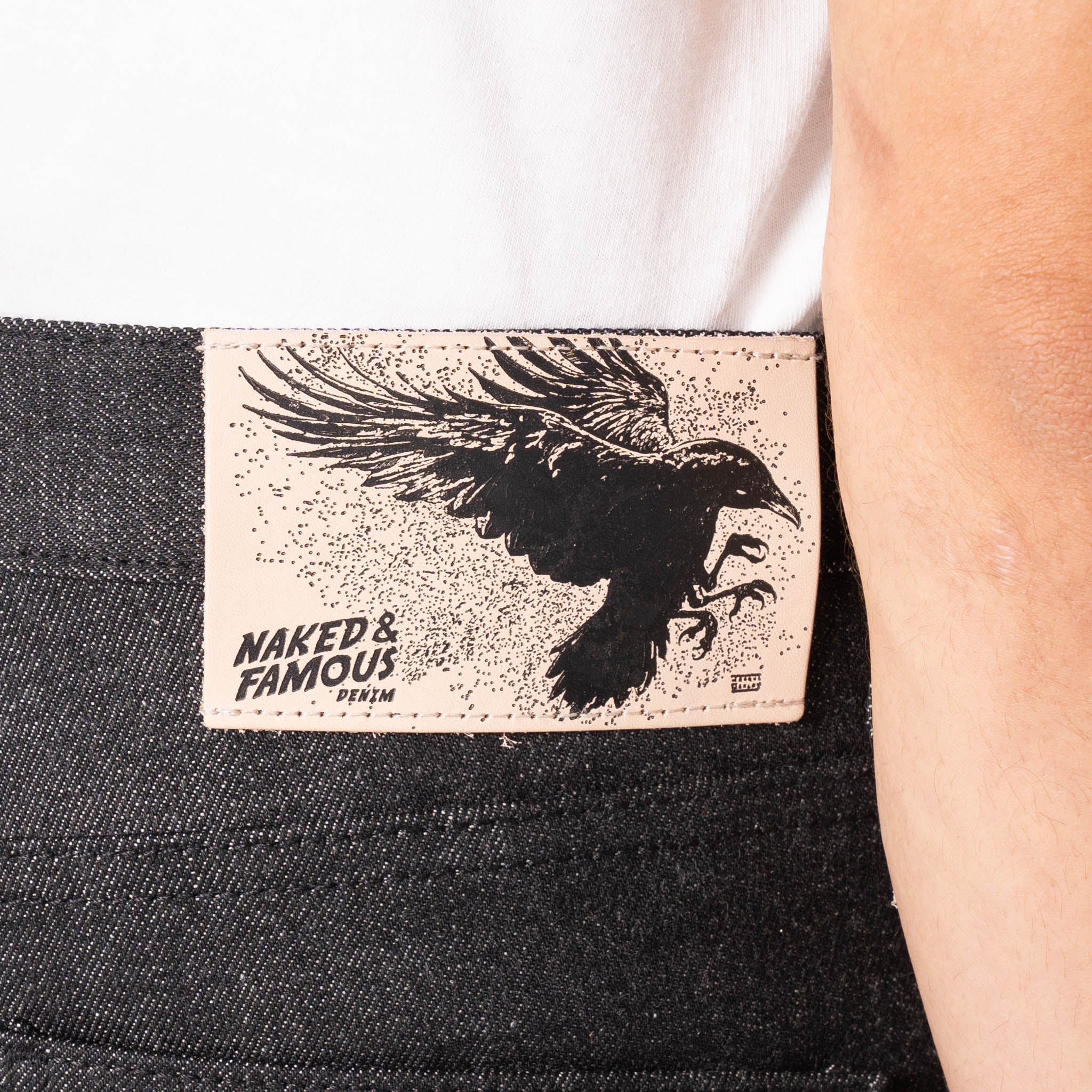 Super Guy - Yatagarasu Selvedge - Black by Naked & Famous Denim