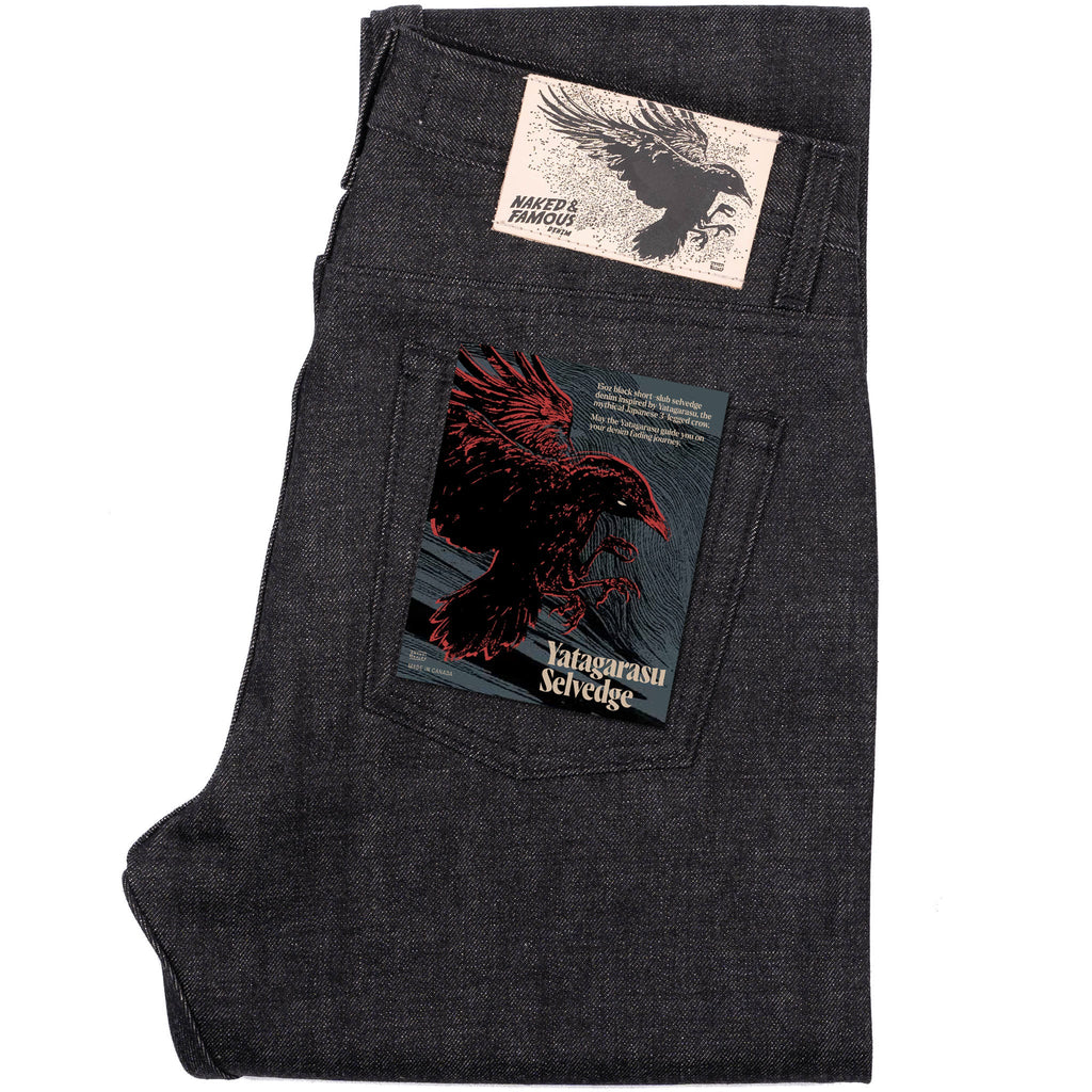 Weird Guy - Yatagarasu Selvedge - Black by Naked & Famous Denim