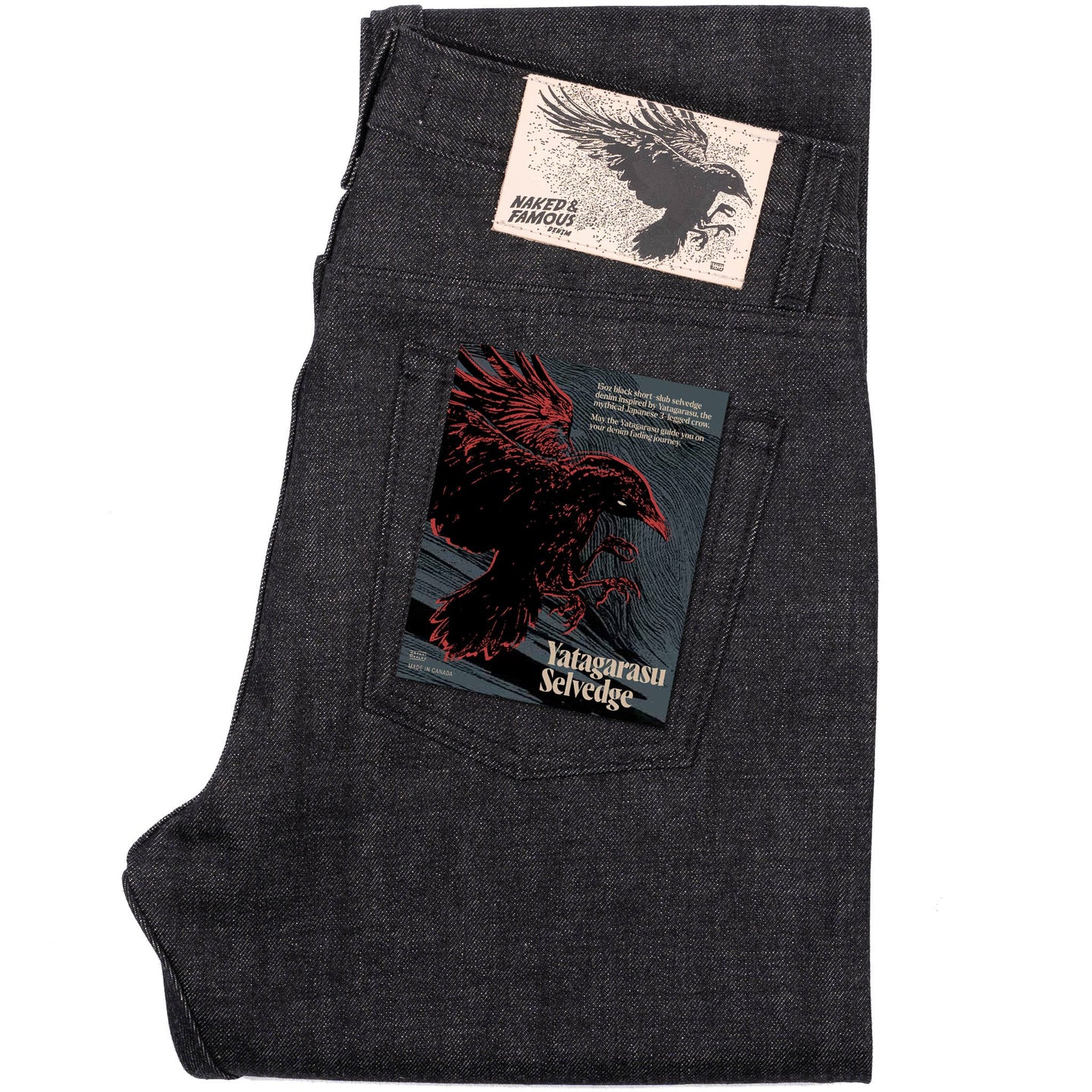 Weird Guy - Yatagarasu Selvedge - Black by Naked & Famous Denim