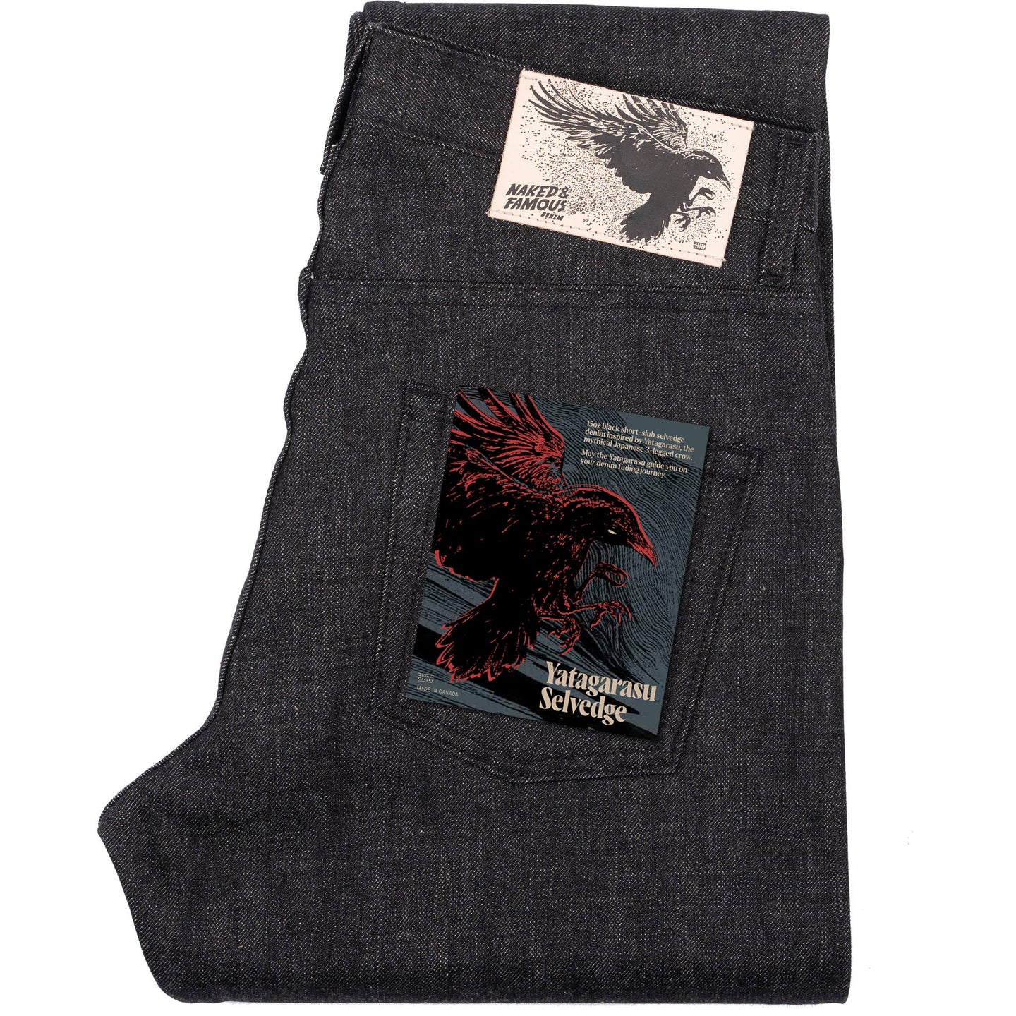 Easy Guy - Yatagarasu Selvedge - Black by Naked & Famous Denim