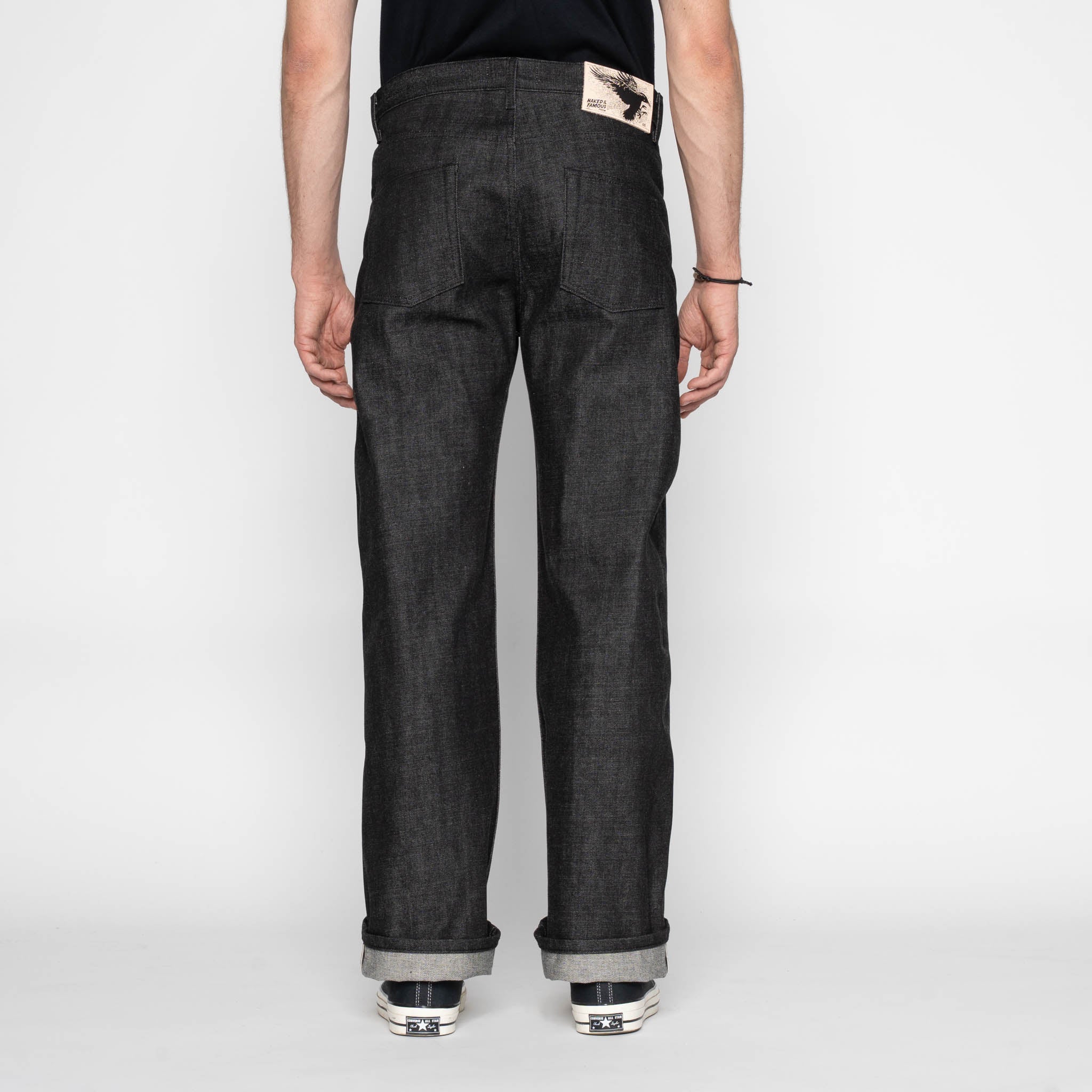 Strong Guy - Yatagarasu Selvedge - Black