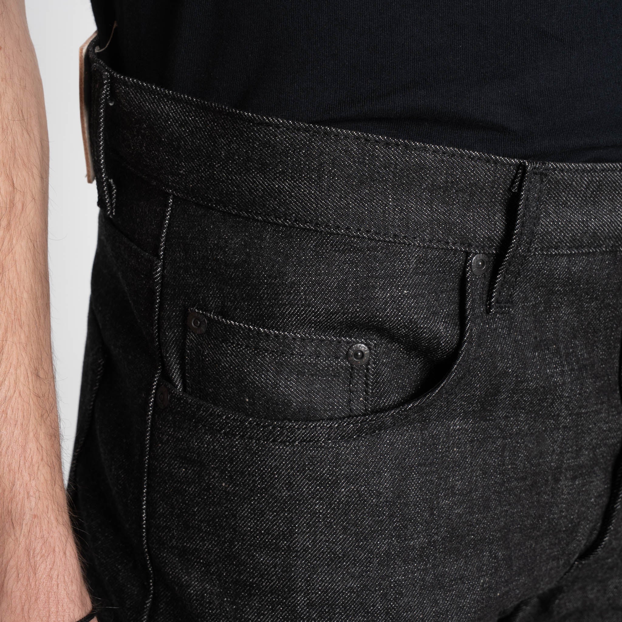 Strong Guy - Yatagarasu Selvedge - Black
