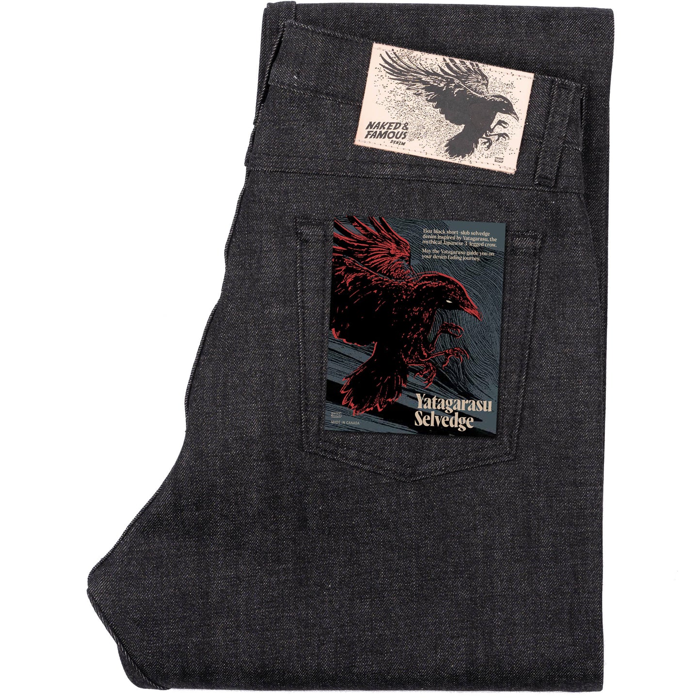 Strong Guy - Yatagarasu Selvedge - Black