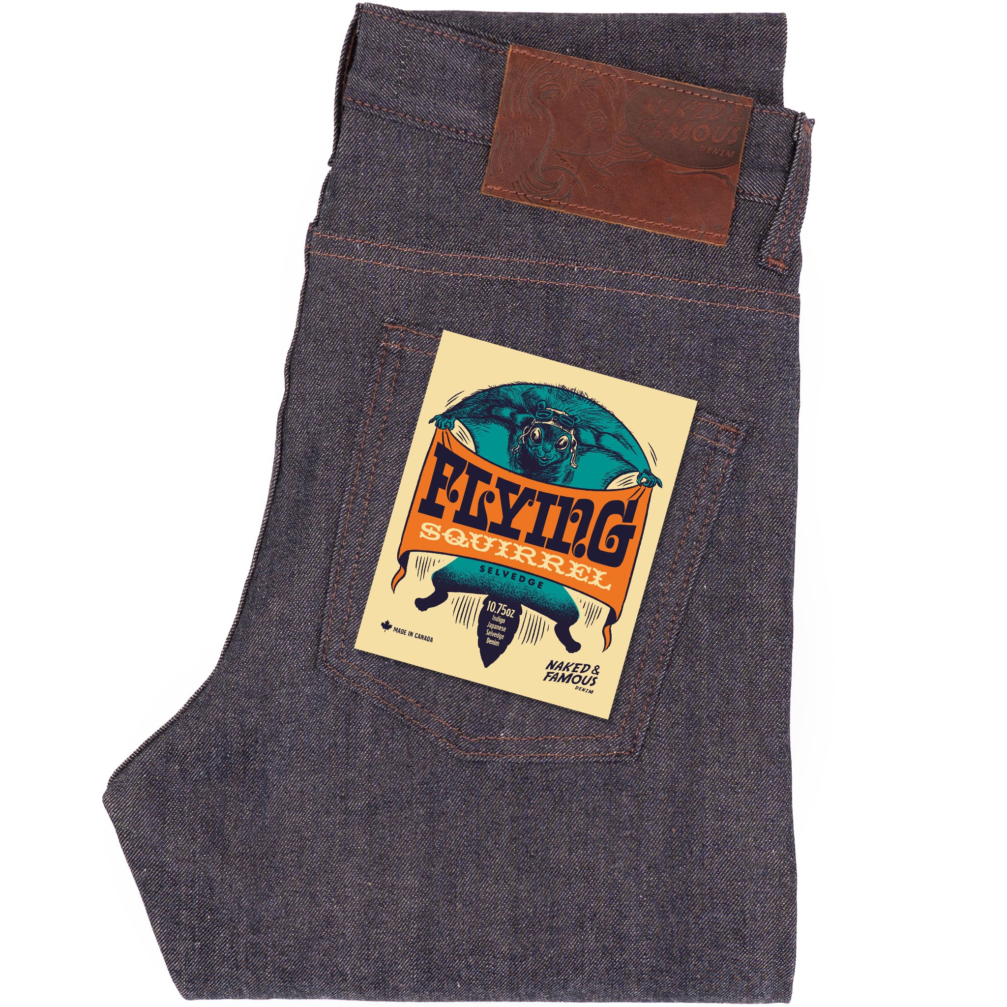 Super Guy - Flying Squirrel Selvedge - Indigo by Naked & Famous Denim