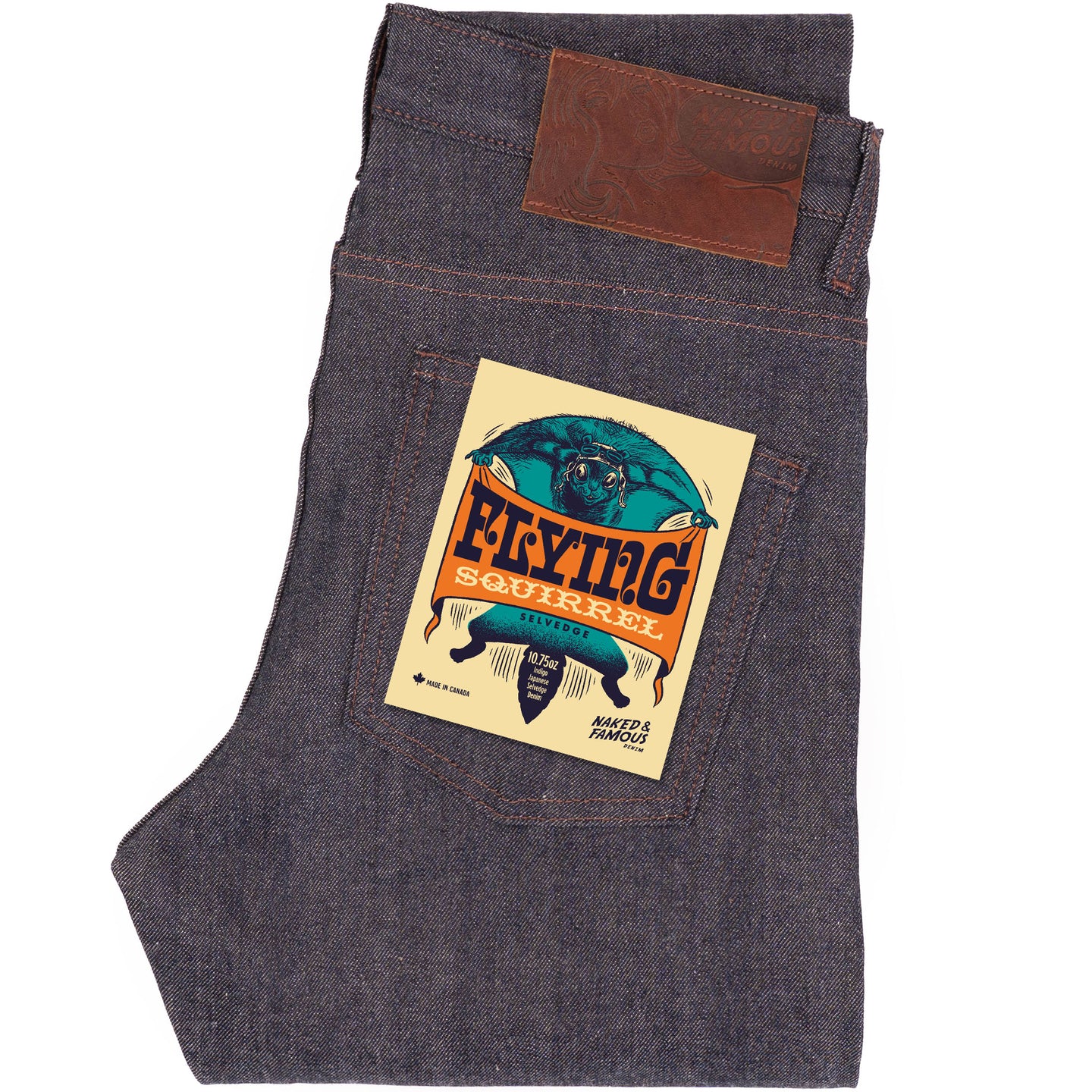 Super Guy - Flying Squirrel Selvedge - Indigo by Naked & Famous Denim