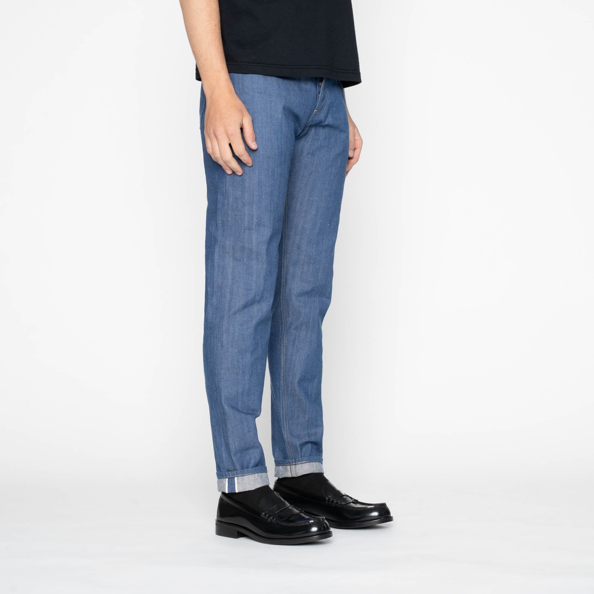 Easy Guy - The Cat’s Pyjamas Selvedge - Blue by Naked & Famous Denim