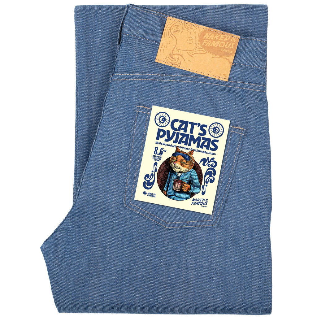 Strong Guy - The Cat’s Pyjamas Selvedge - Blue by Naked & Famous Denim