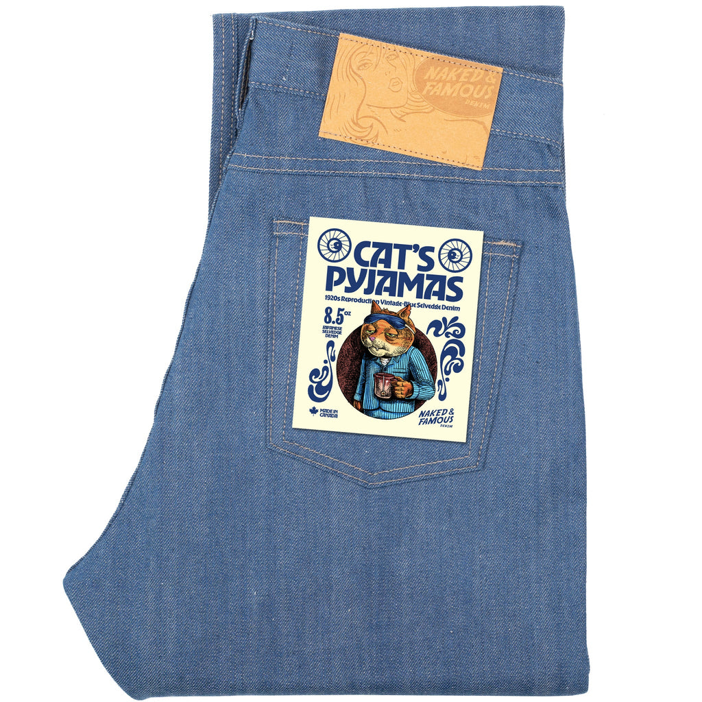 True Guy - The Cat’s Pyjamas Selvedge - Blue by Naked & Famous Denim