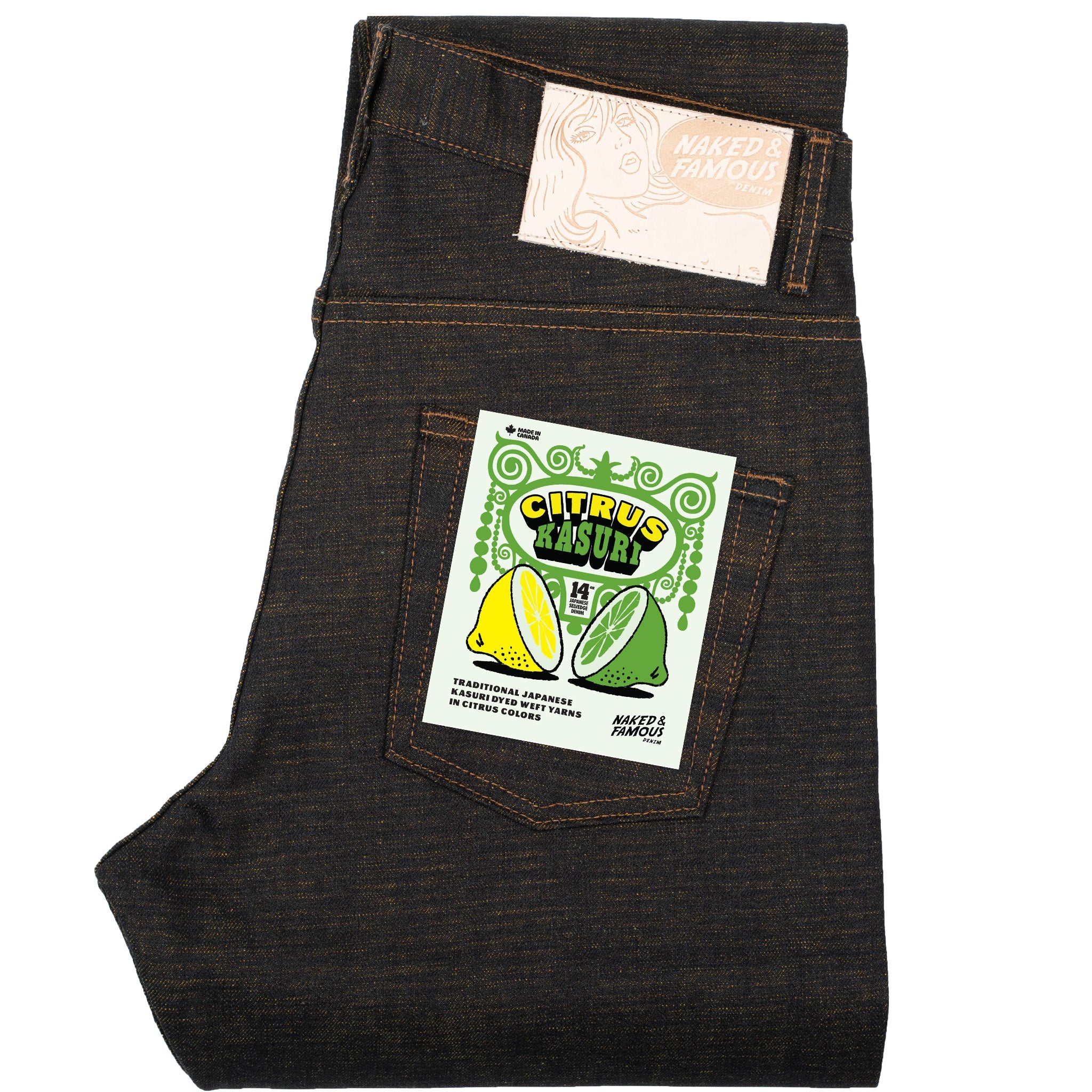 Easy Guy - Citrus Kasuri Selvedge by Naked & Famous Denim