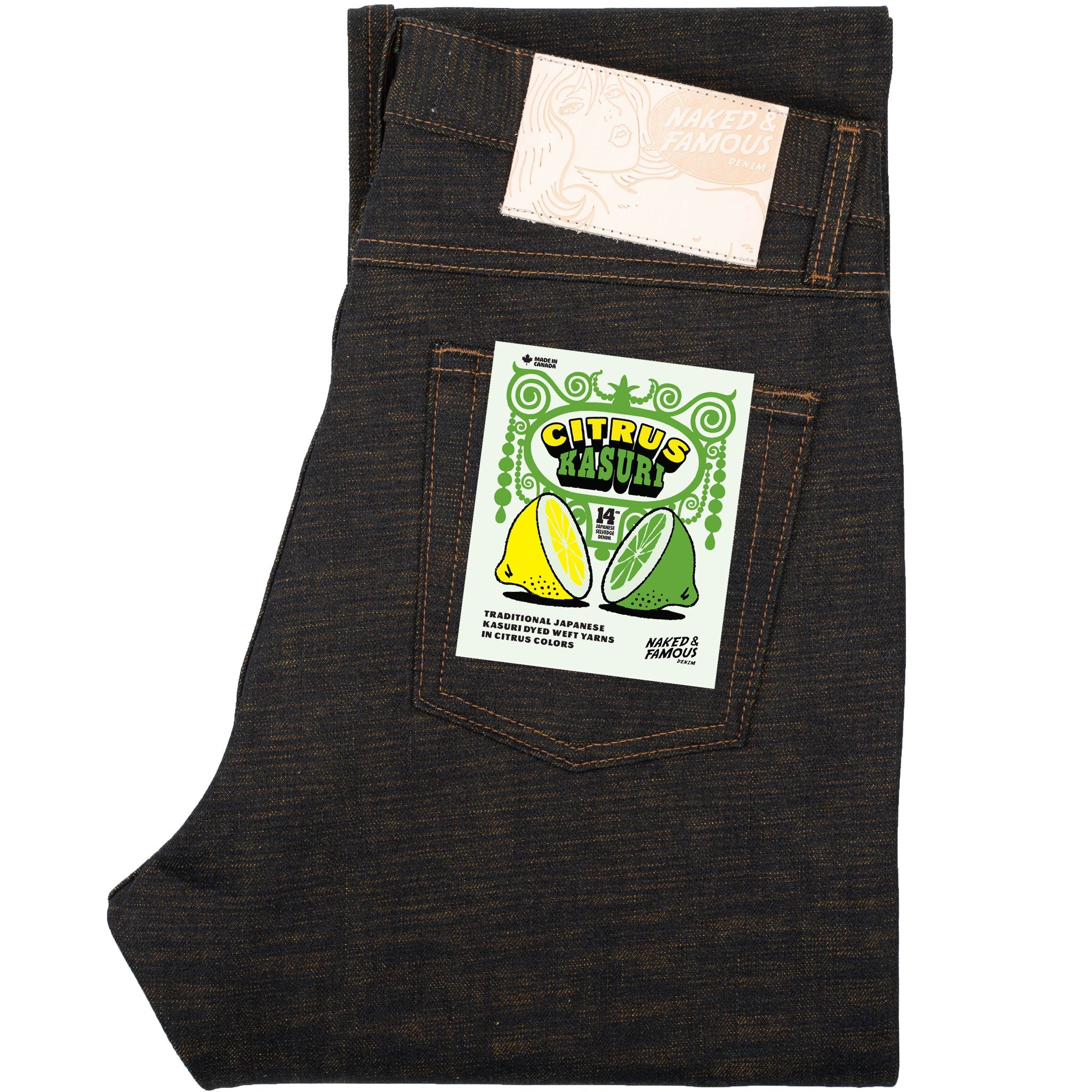 True Guy - Citrus Kasuri Selvedge – Naked & Famous Denim NYC