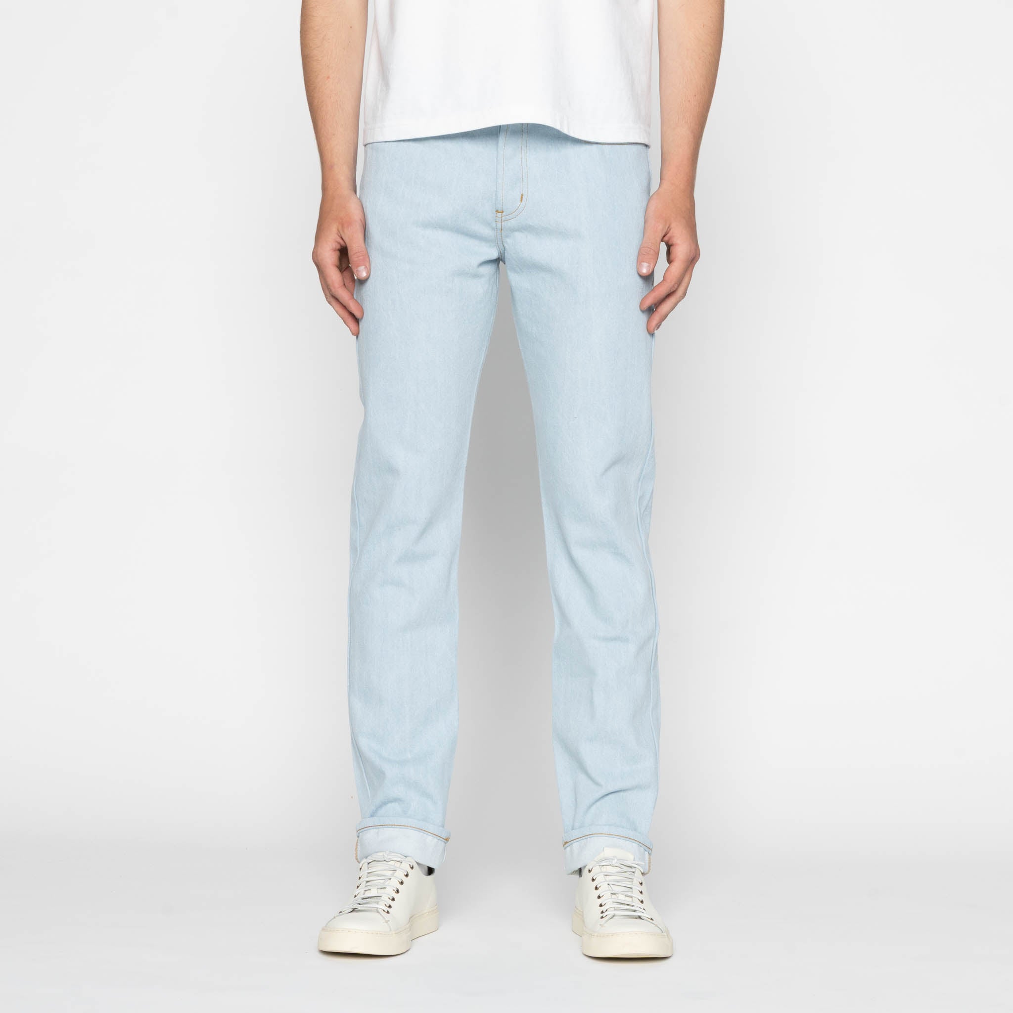 Weird Guy - Secret Agent Denim - Bleach Blue by Naked & Famous Denim