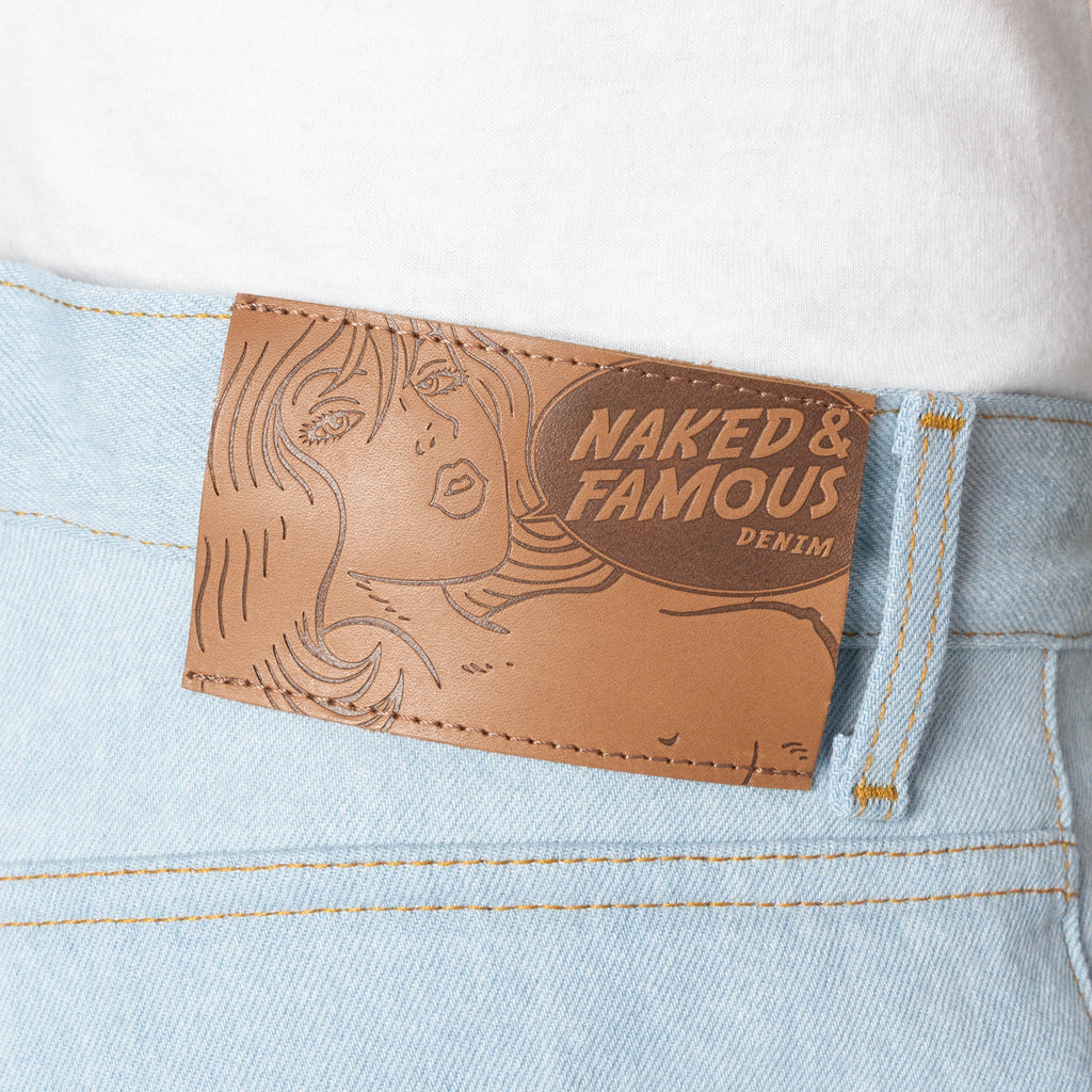 Easy Guy - Secret Agent Denim - Bleach Blue by Naked & Famous Denim