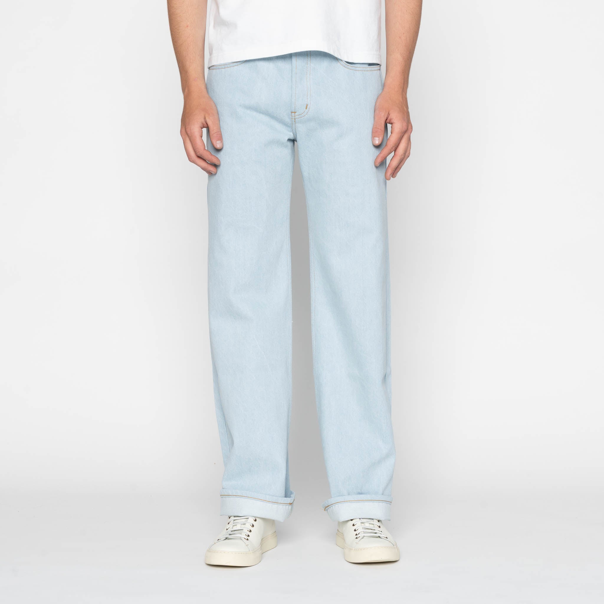 Strong Guy - Secret Agent Denim - Bleach Blue – Naked & Famous