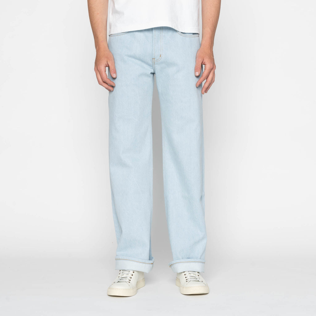 Strong Guy - Secret Agent Denim - Bleach Blue by Naked & Famous Denim
