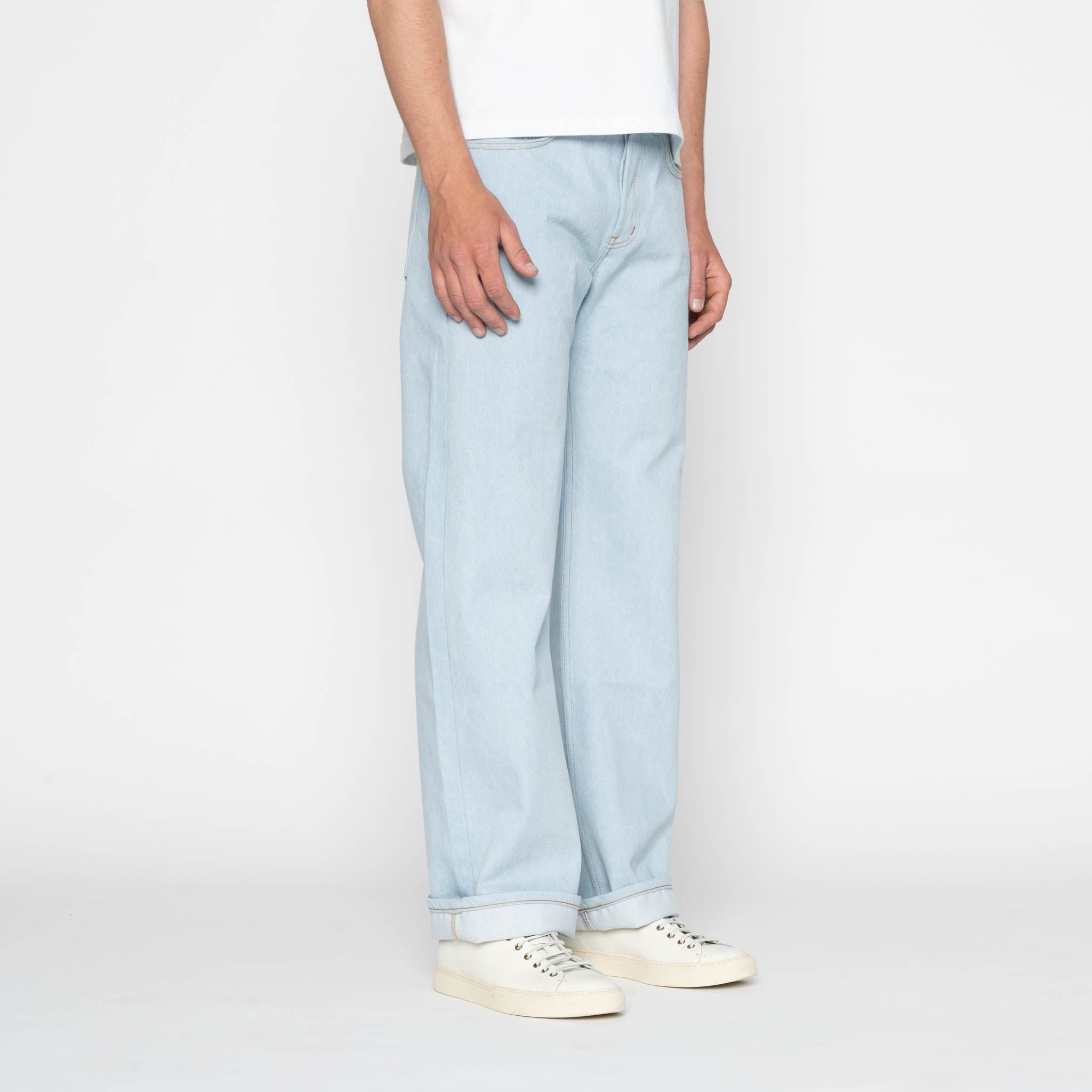 Strong Guy - Secret Agent Denim - Bleach Blue – Naked & Famous