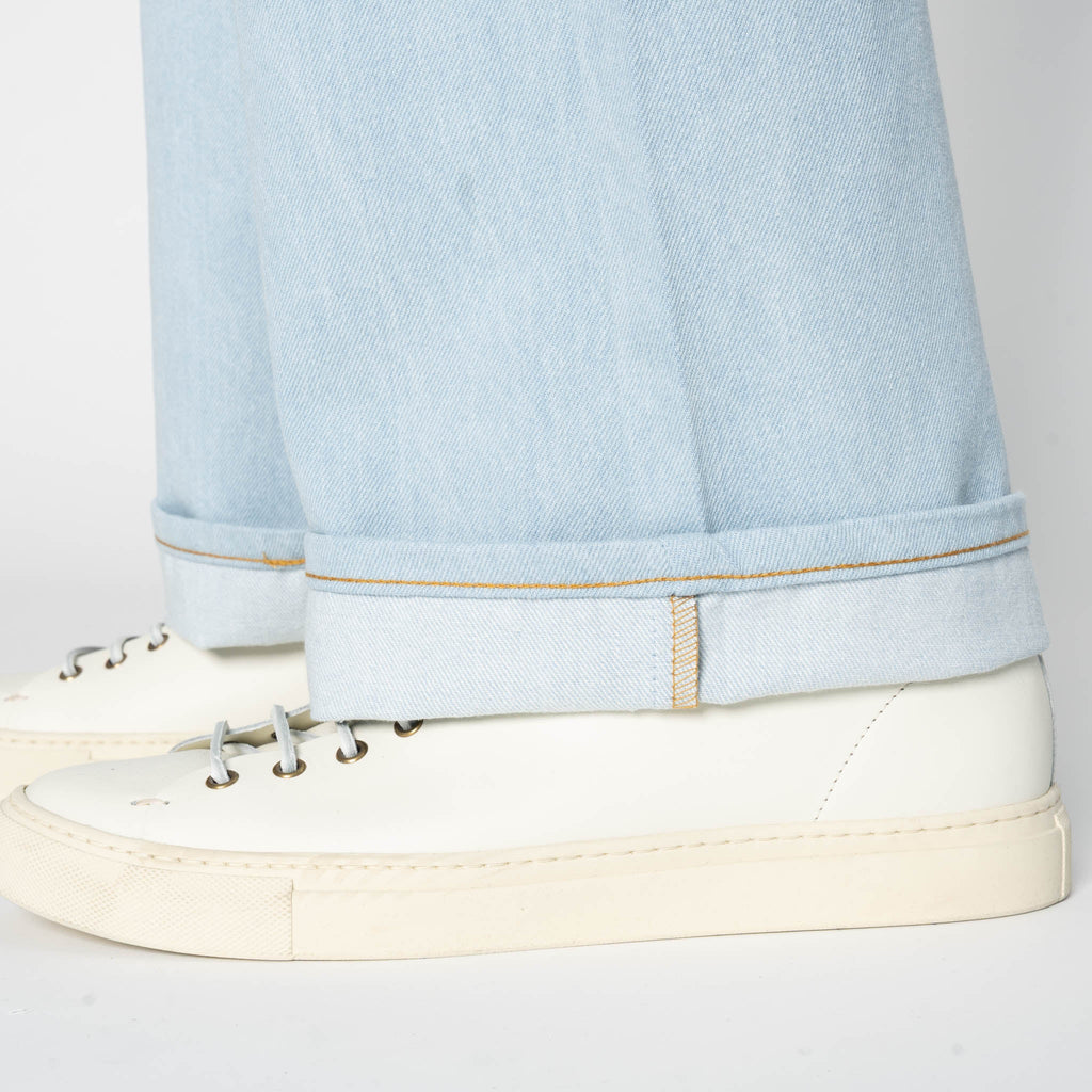 Strong Guy - Secret Agent Denim - Bleach Blue by Naked & Famous Denim