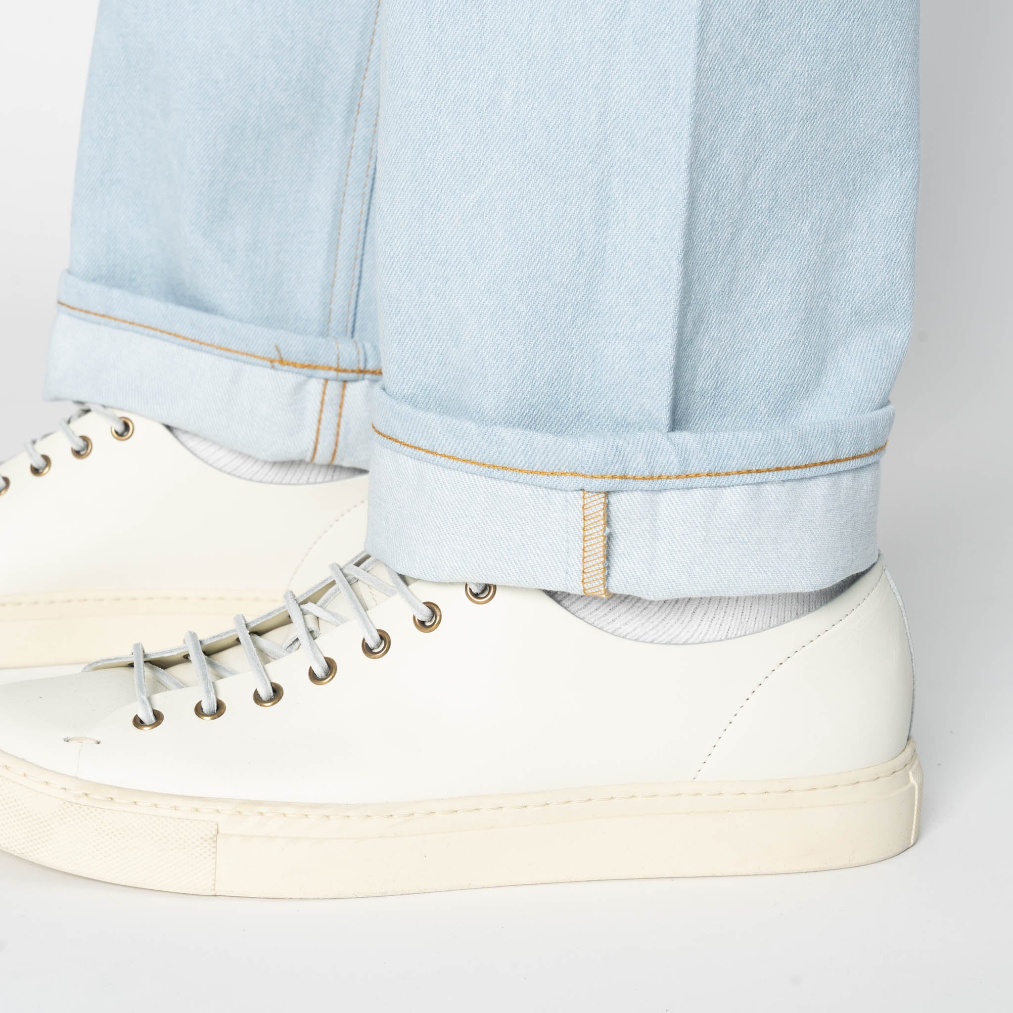 True Guy - Secret Agent Denim - Bleach Blue by Naked & Famous Denim