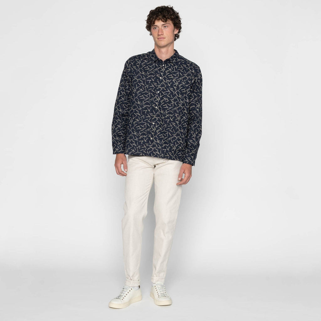 True Shirt - Matsuba Pine Needles - Indigo by Naked & Famous Denim
