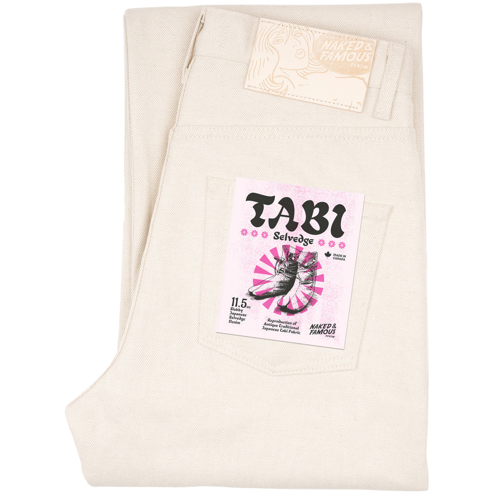 Strong Guy - Tabi Selvedge - Off White
