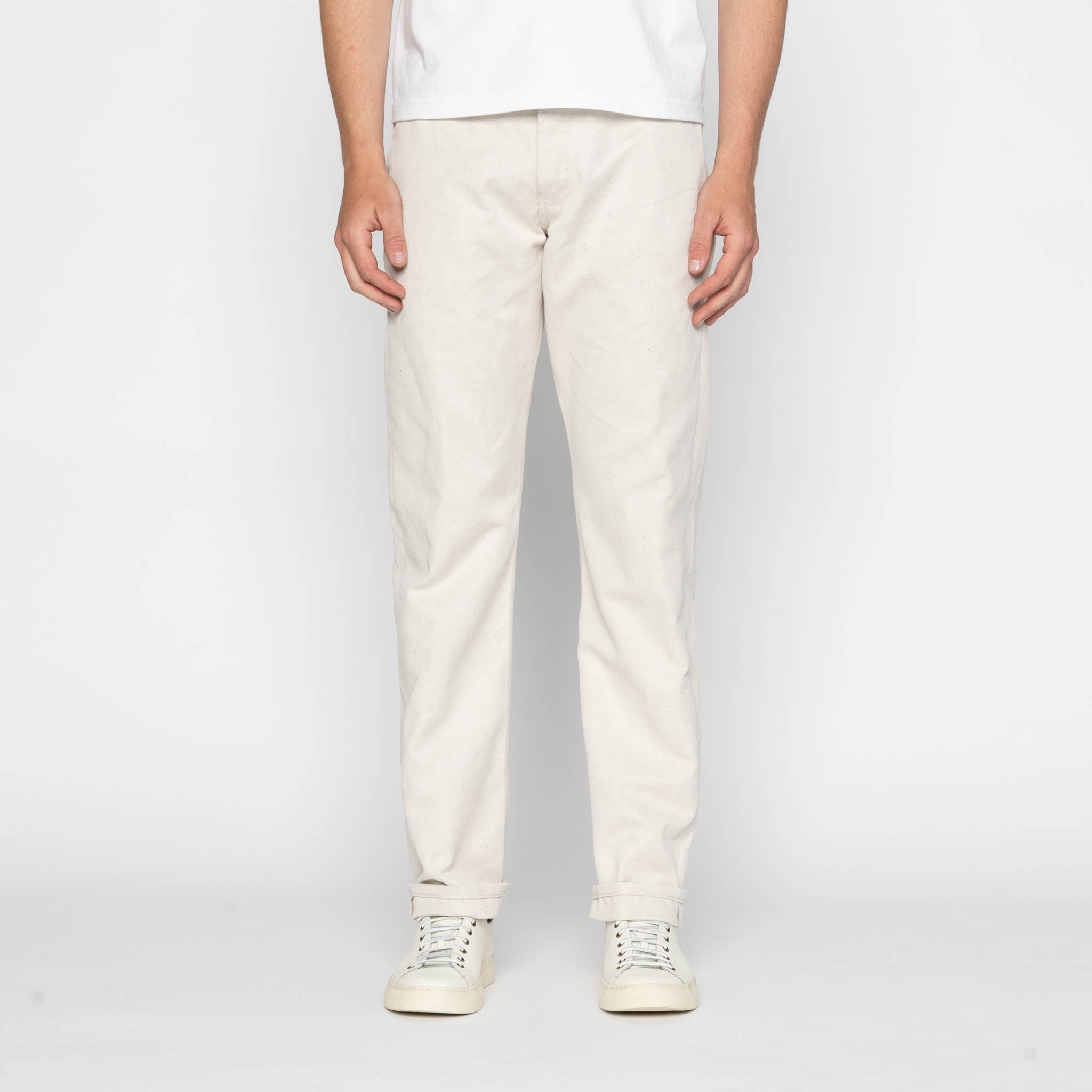 Ballsy Brothers ホワイトデニム 完売品 True Guy - Tabi Selvedge - Off White – Naked & Famous Denim NYC