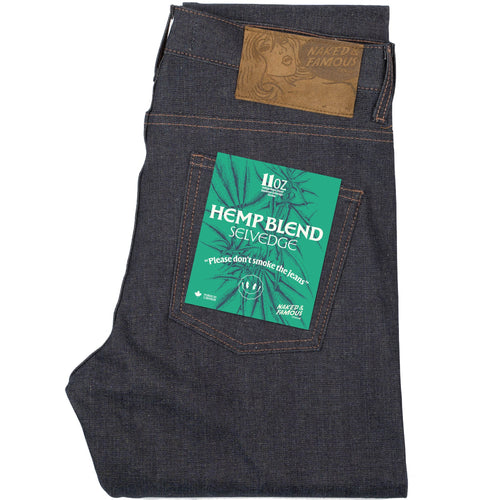Super Guy - Hemp Blend Selvedge - Indigo by Naked & Famous Denim