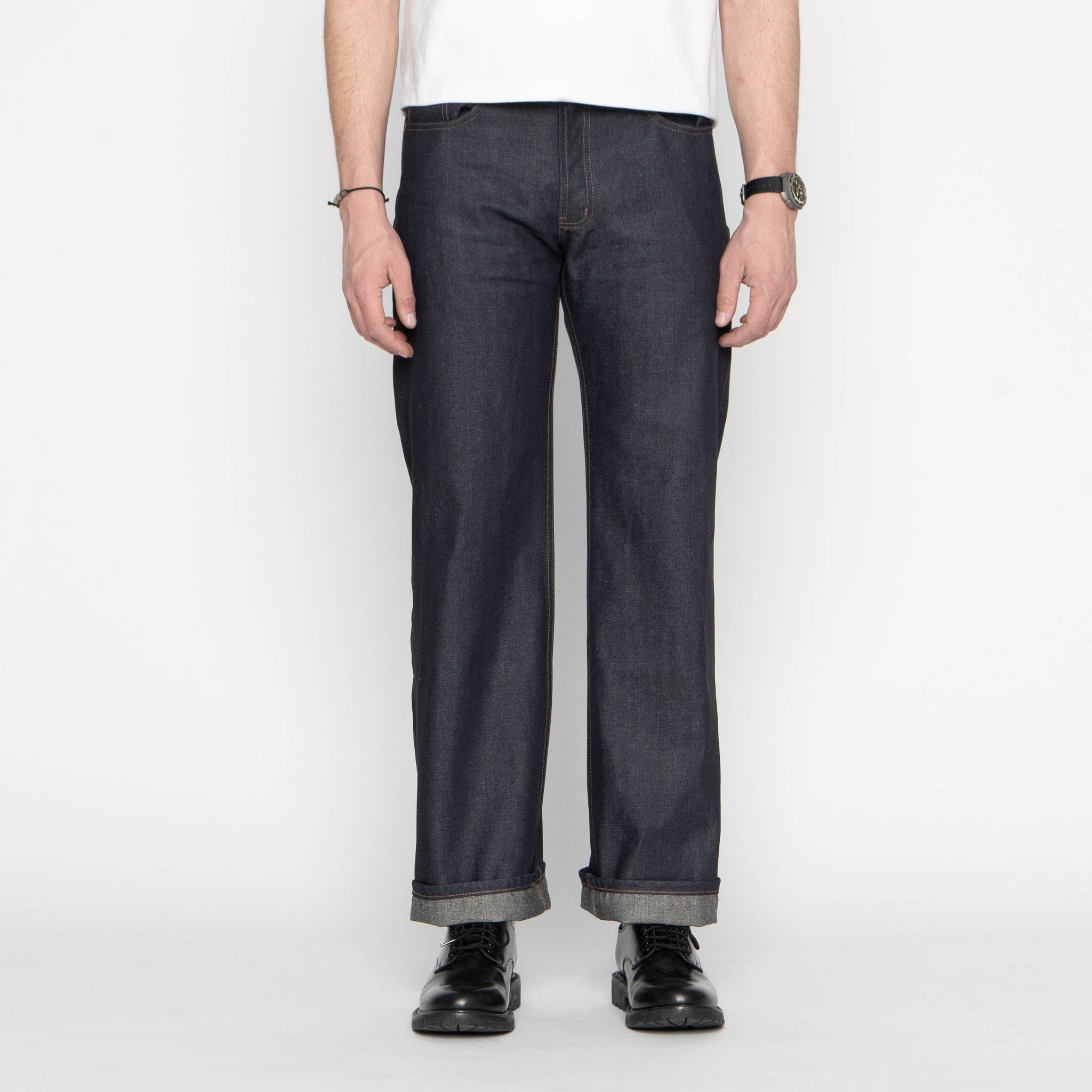 Strong Guy - Hemp Blend Selvedge - Indigo by Naked & Famous Denim
