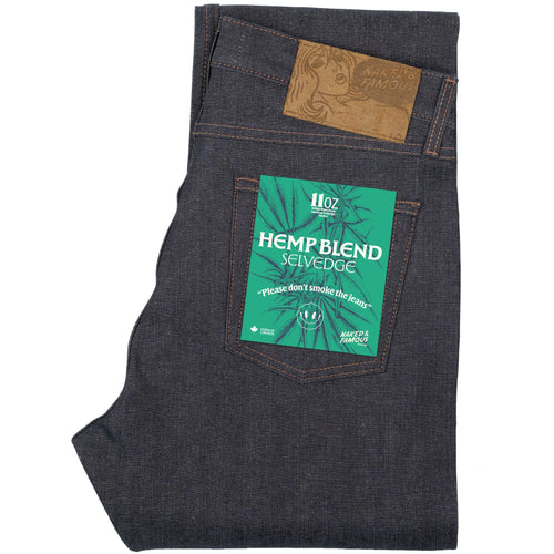 Strong Guy - Hemp Blend Selvedge - Indigo by Naked & Famous Denim