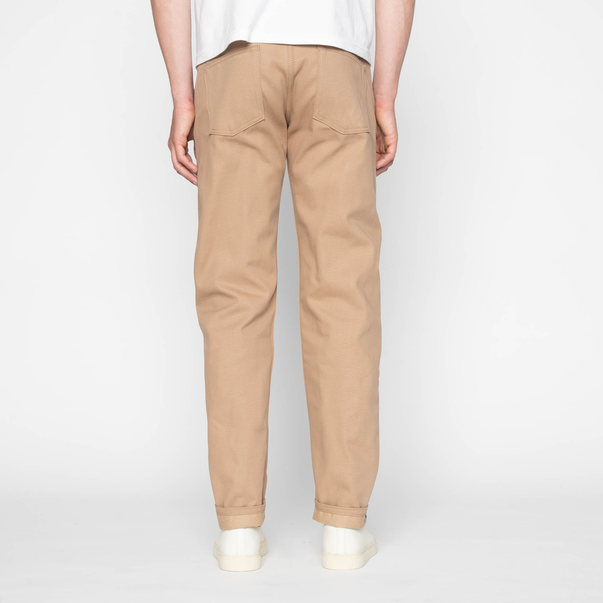 Easy Guy - Selvedge Slacks Beige by Naked & Famous Denim