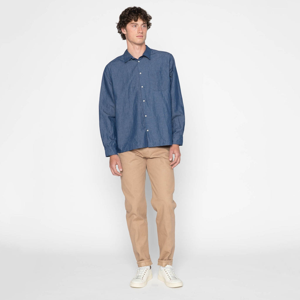 Easy Guy - Selvedge Slacks Beige by Naked & Famous Denim