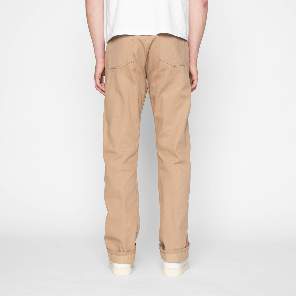 True Guy - Selvedge Slacks Beige by Naked & Famous Denim