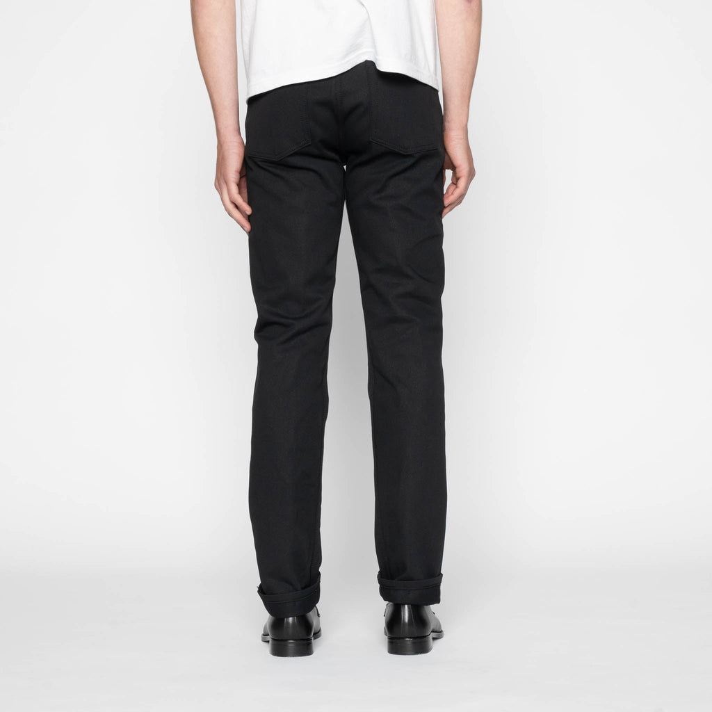 Weird Guy - Selvedge Slacks Black by Naked & Famous Denim
