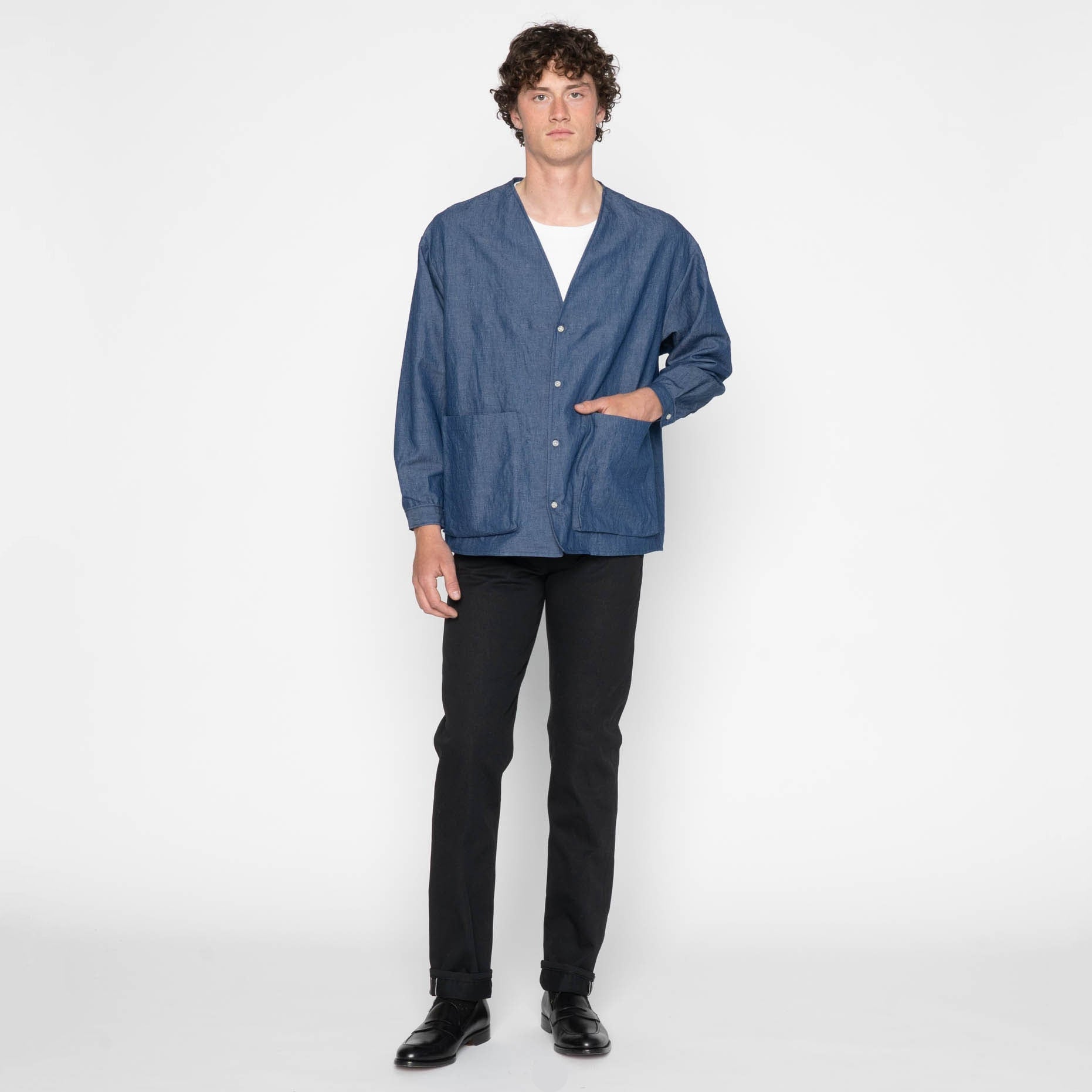 Weird Guy - Selvedge Slacks Black by Naked & Famous Denim