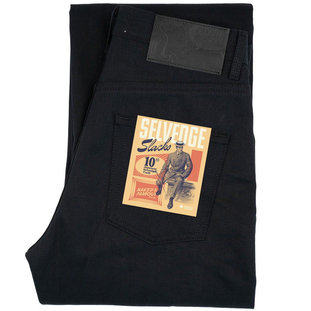 Strong Guy - Pantalón sastre con orillo negro