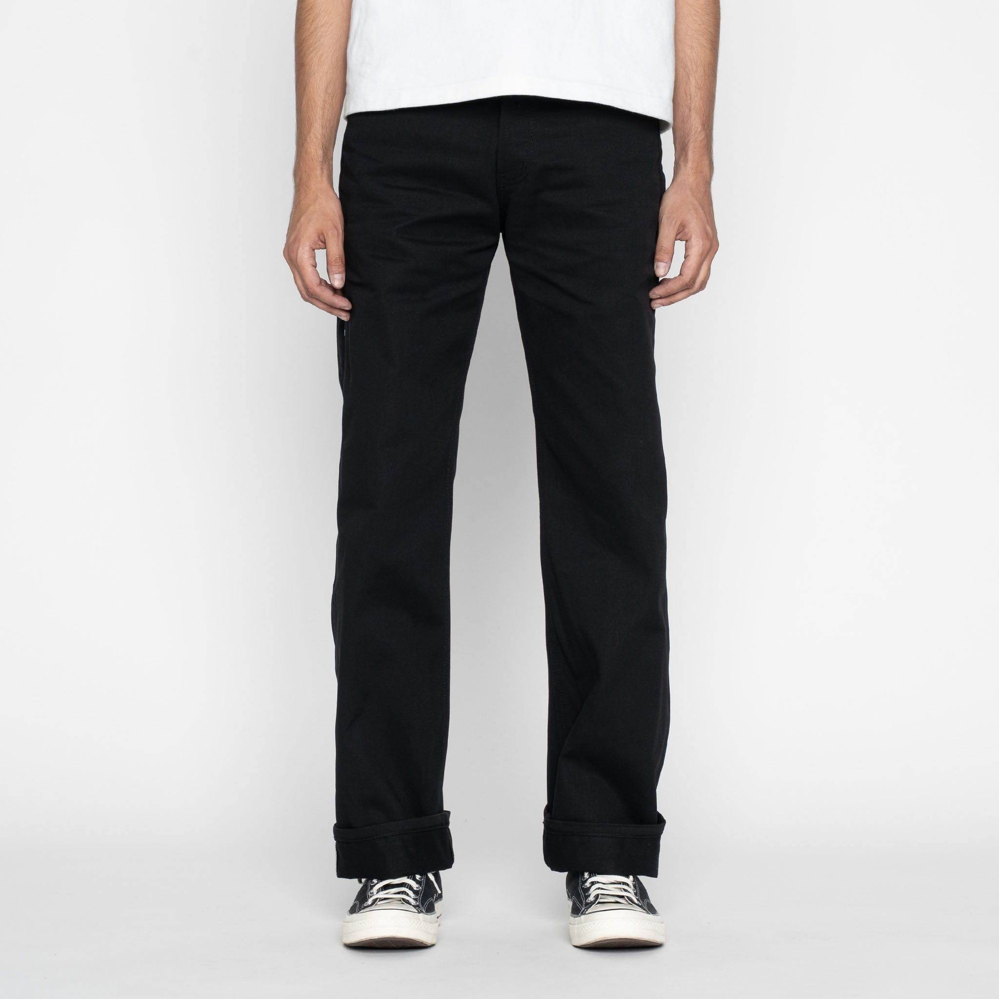 Strong Guy - Pantalón sastre con orillo negro