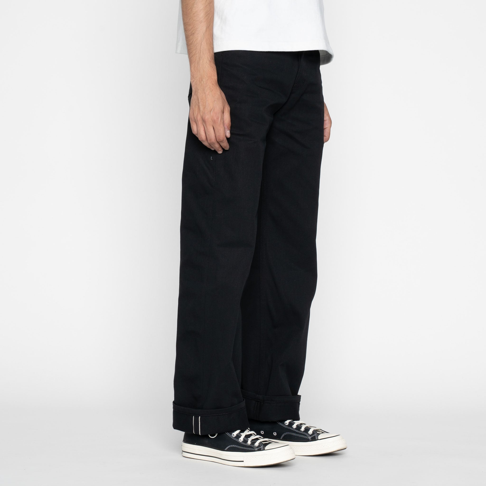 Strong Guy - Pantalón sastre con orillo negro
