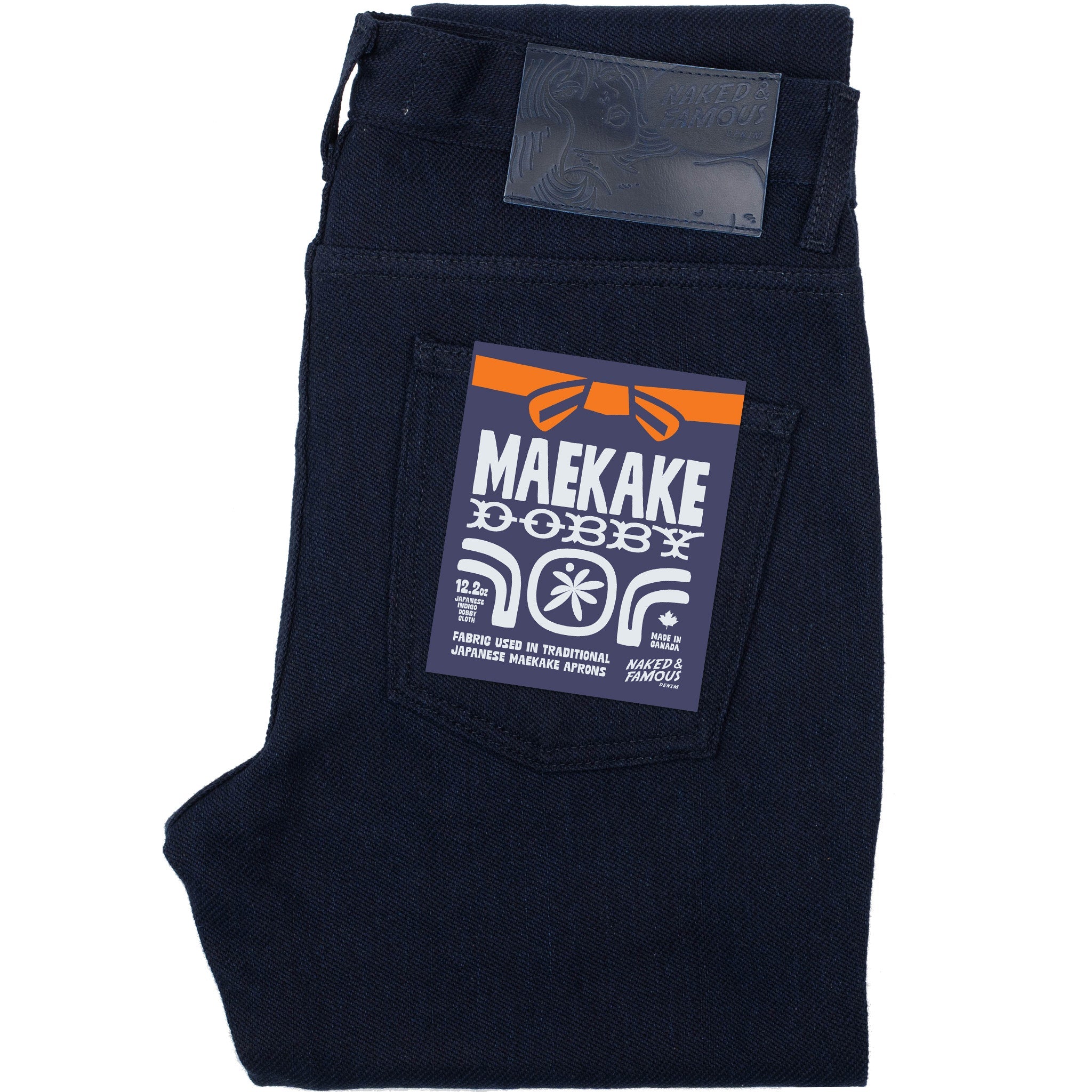 Super Guy - Maekake Dobby - Indigo by Naked & Famous Denim