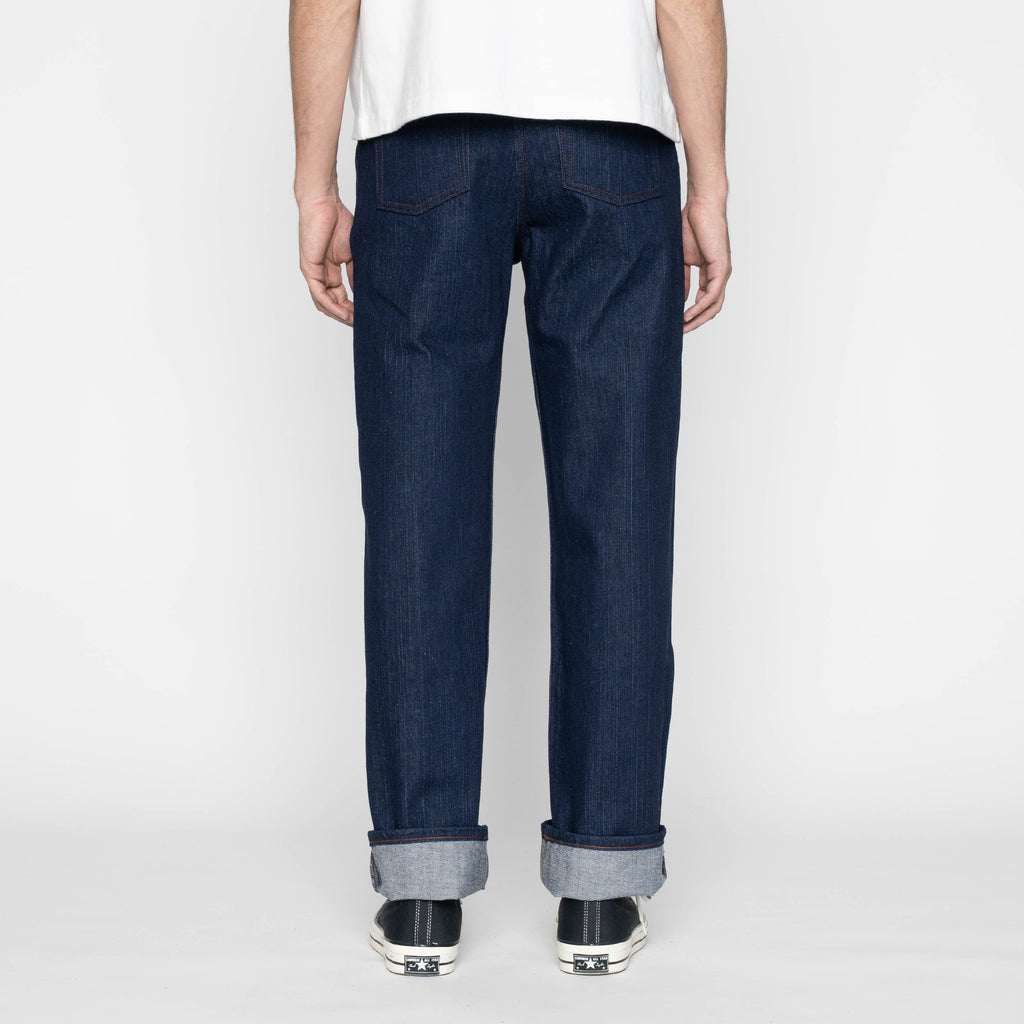 Pleated Trouser   -   Vertical Slub Denim