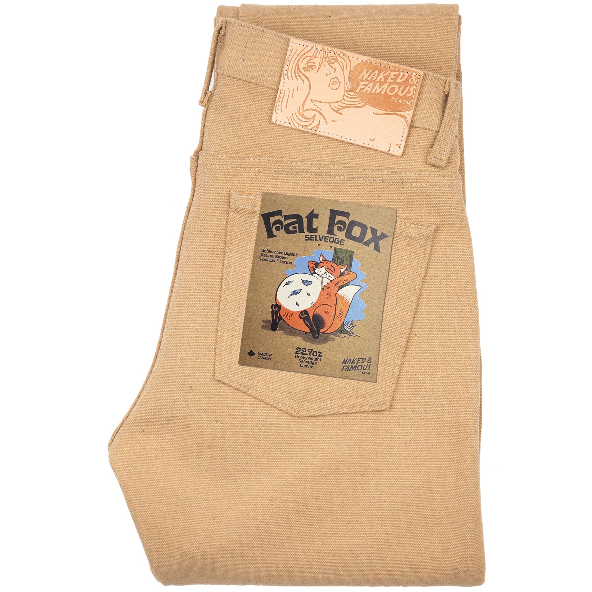 Weird Guy - Fat Fox Selvedge - Brown