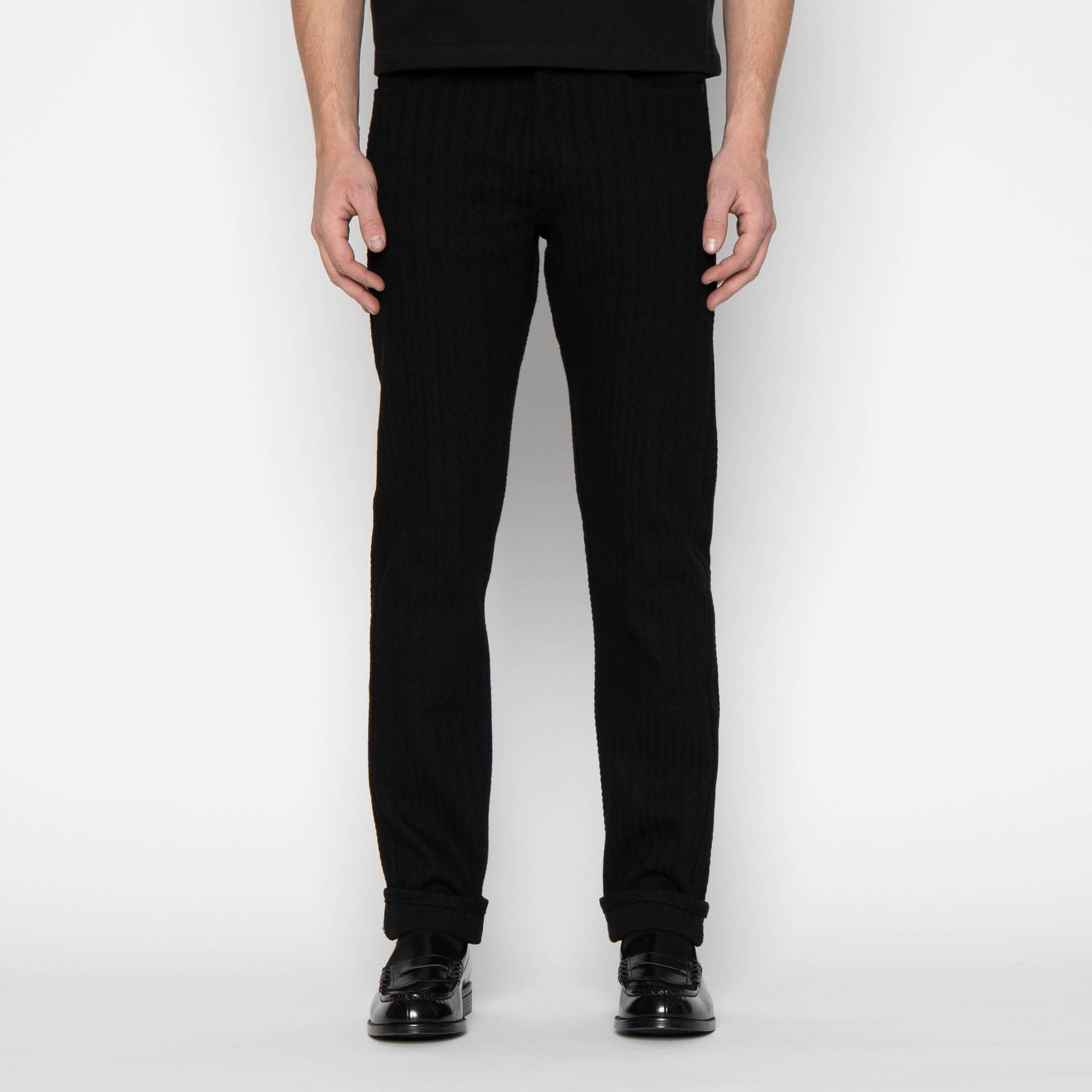 Weird Guy - Black Sugiaya by Naked & Famous Denim