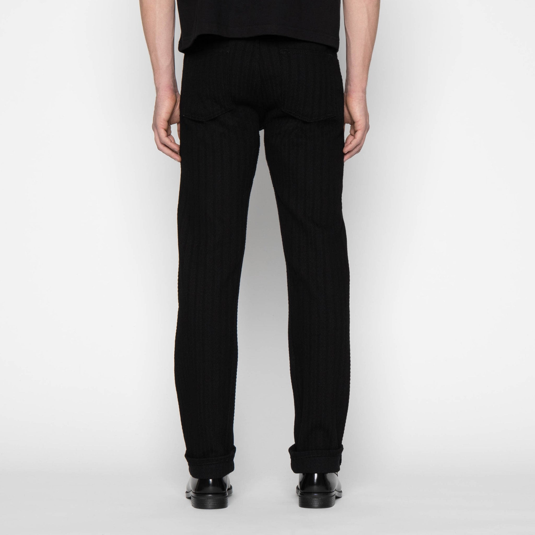 Weird Guy - Black Sugiaya by Naked & Famous Denim