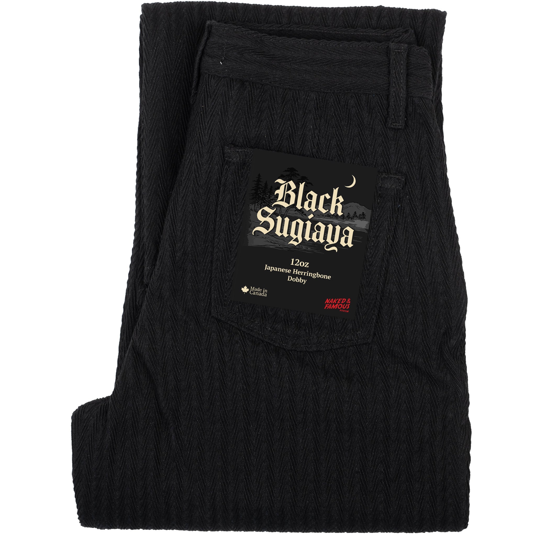 Strong Guy - Black Sugiaya by Naked & Famous Denim