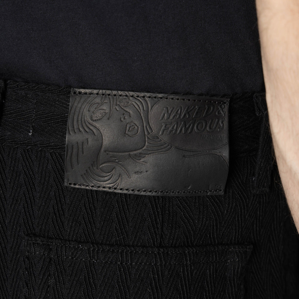Pleated Trouser - Black Sugiaya