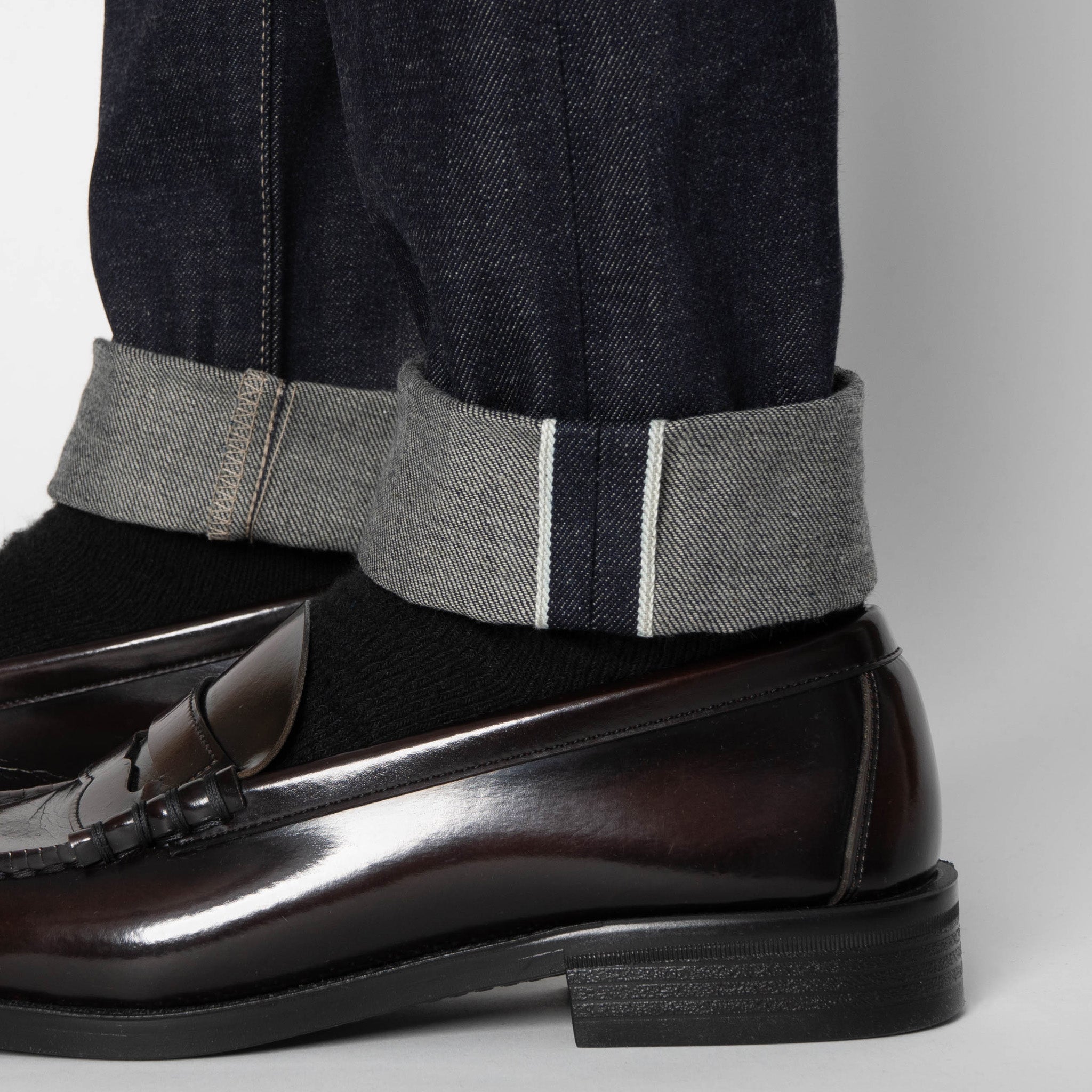 Super Guy - Fox Fibre Green Weft by Naked & Famous Denim