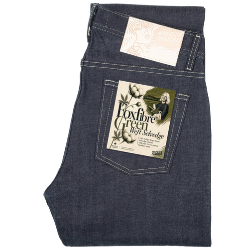 Weird Guy - Fox Fibre Green Weft by Naked & Famous Denim