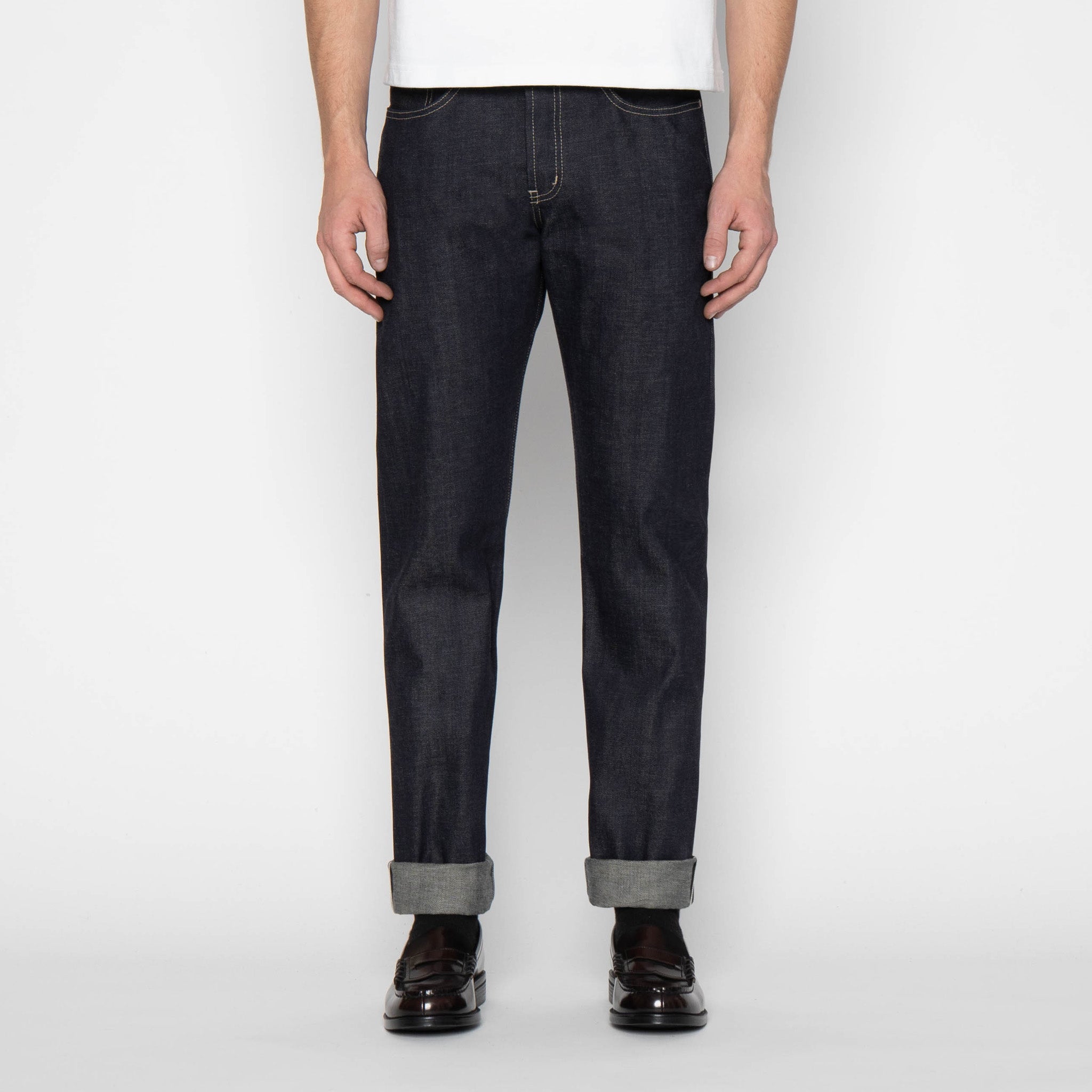 Weird Guy - Fox Fibre Green Weft by Naked & Famous Denim