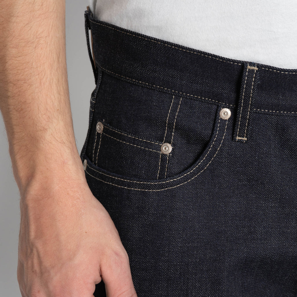 Easy Guy - Fox Fibre Green Weft by Naked & Famous Denim