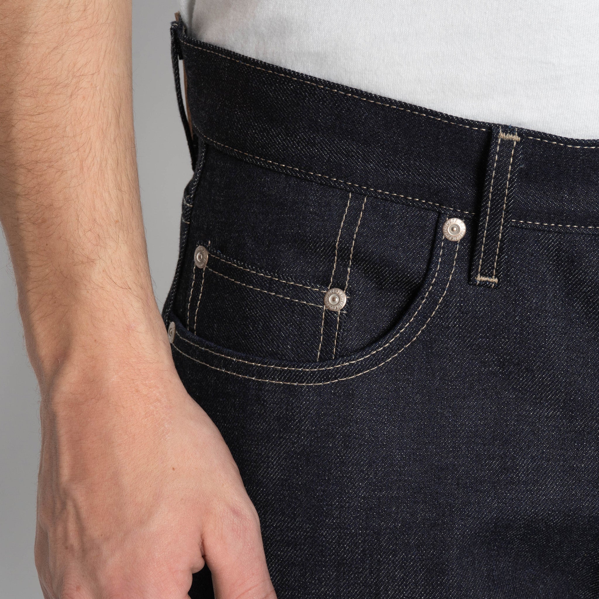 Easy Guy - Fox Fibre Green Weft by Naked & Famous Denim